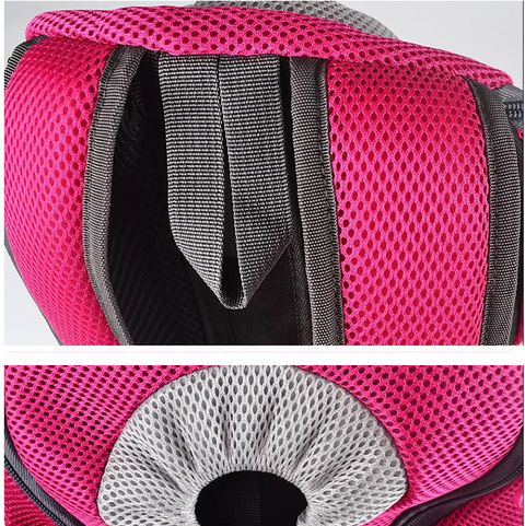 Pet Dog Carrier Carrier For Dogs Backpack Out Double Shoulder Portable Travel Outdoor Carrier Bag Mesh - Daring Pet